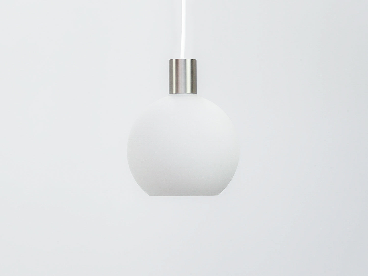 Apothecary 20cm Round Opal Glass Fergus Pendant