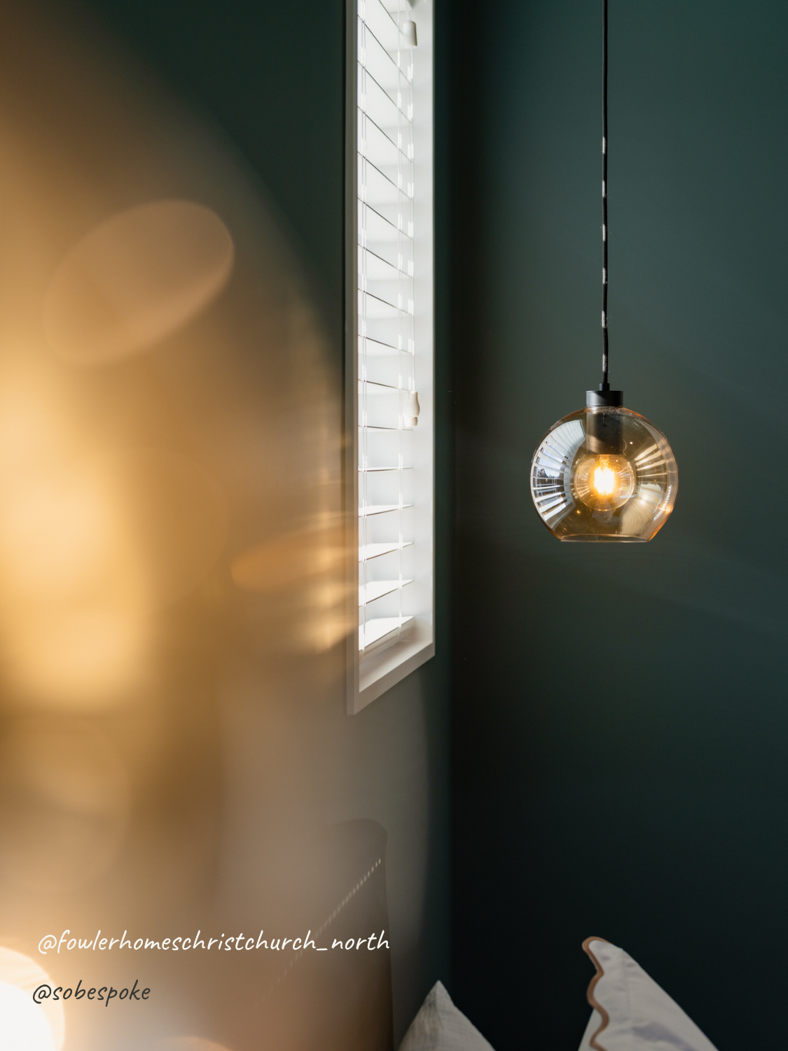 Apothecary 20cm Round Glass Fergus Pendant