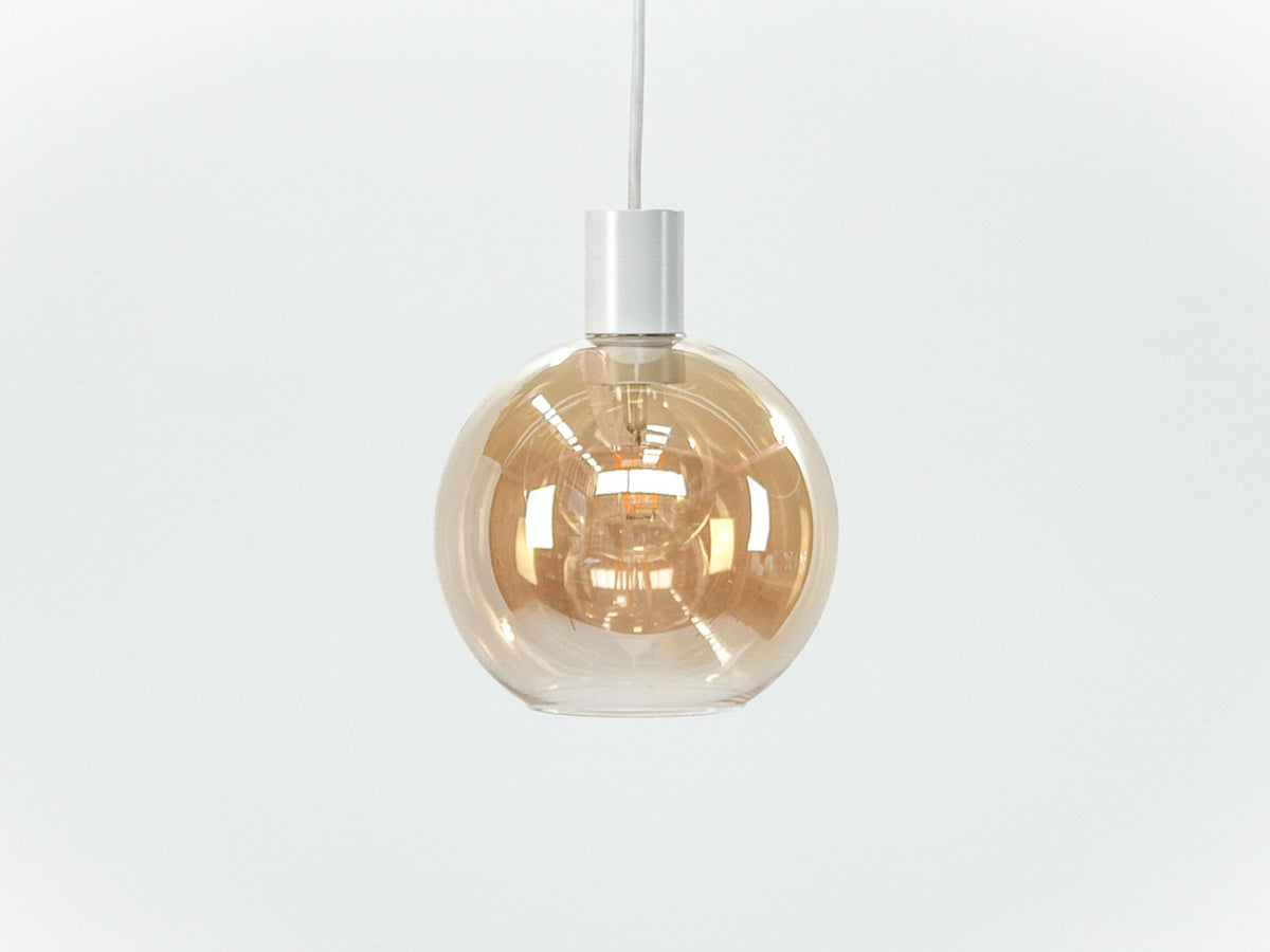 Apothecary 20cm Round Glass Fergus Pendant