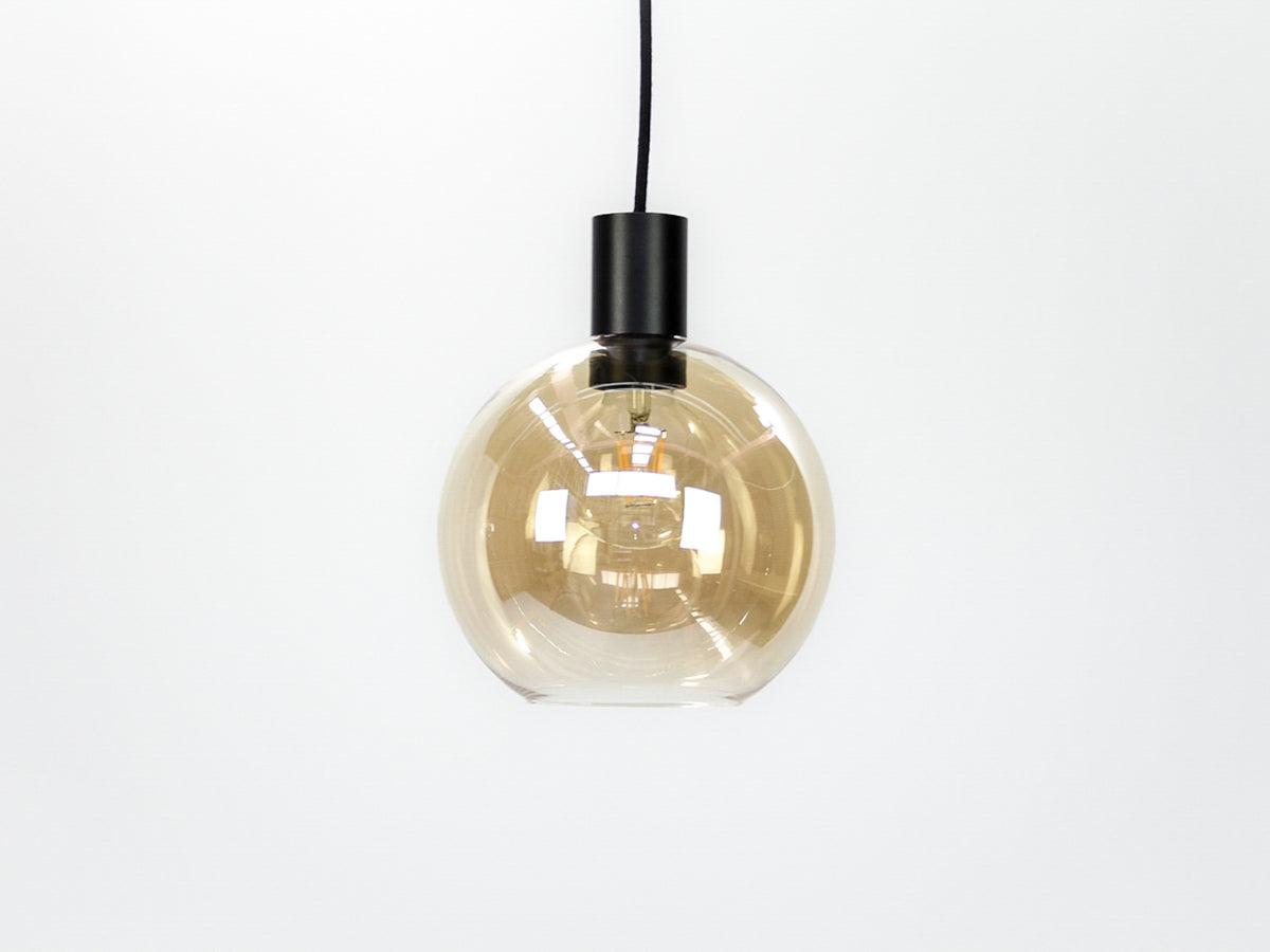 Apothecary 20cm Round Glass Fergus Pendant