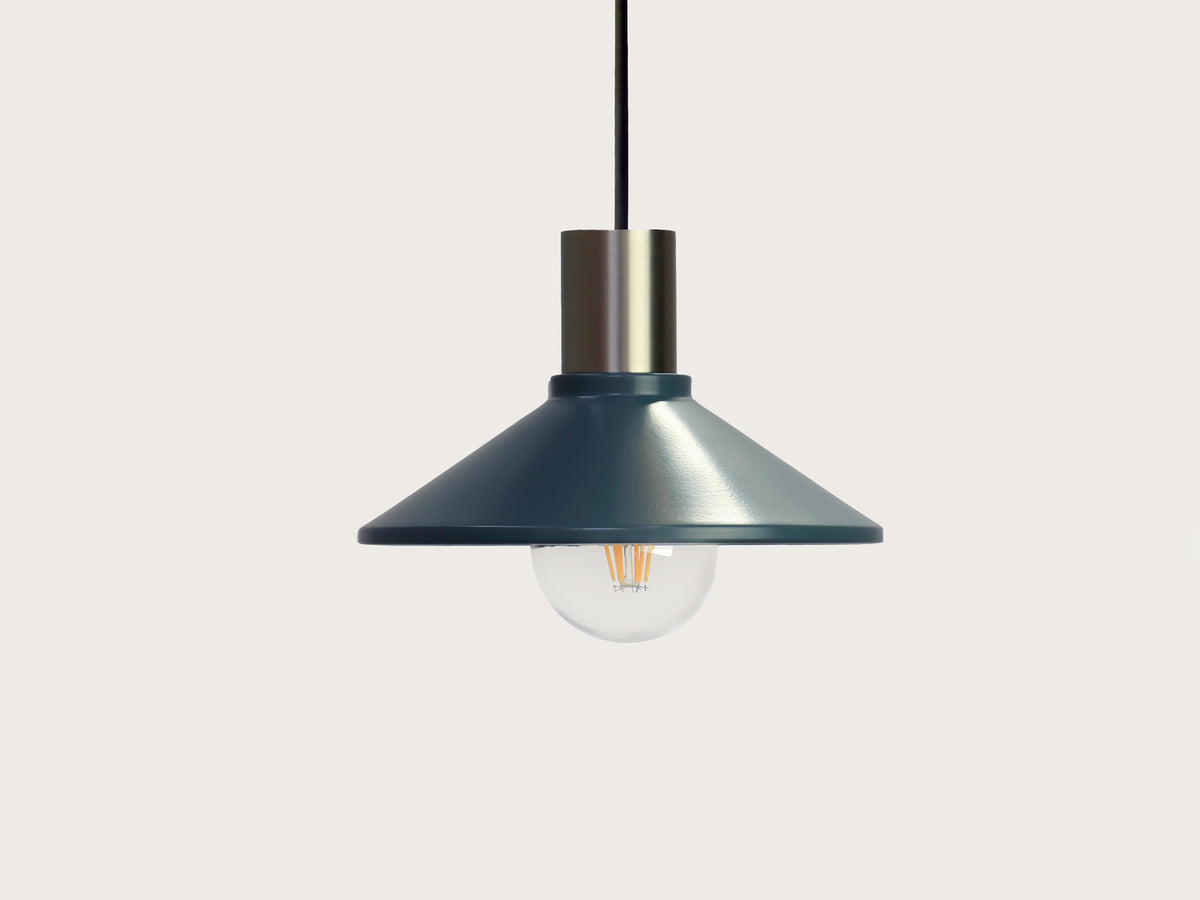 Coloured 22cm Metal Shade Fergus Pendant - LIMITED EDITION