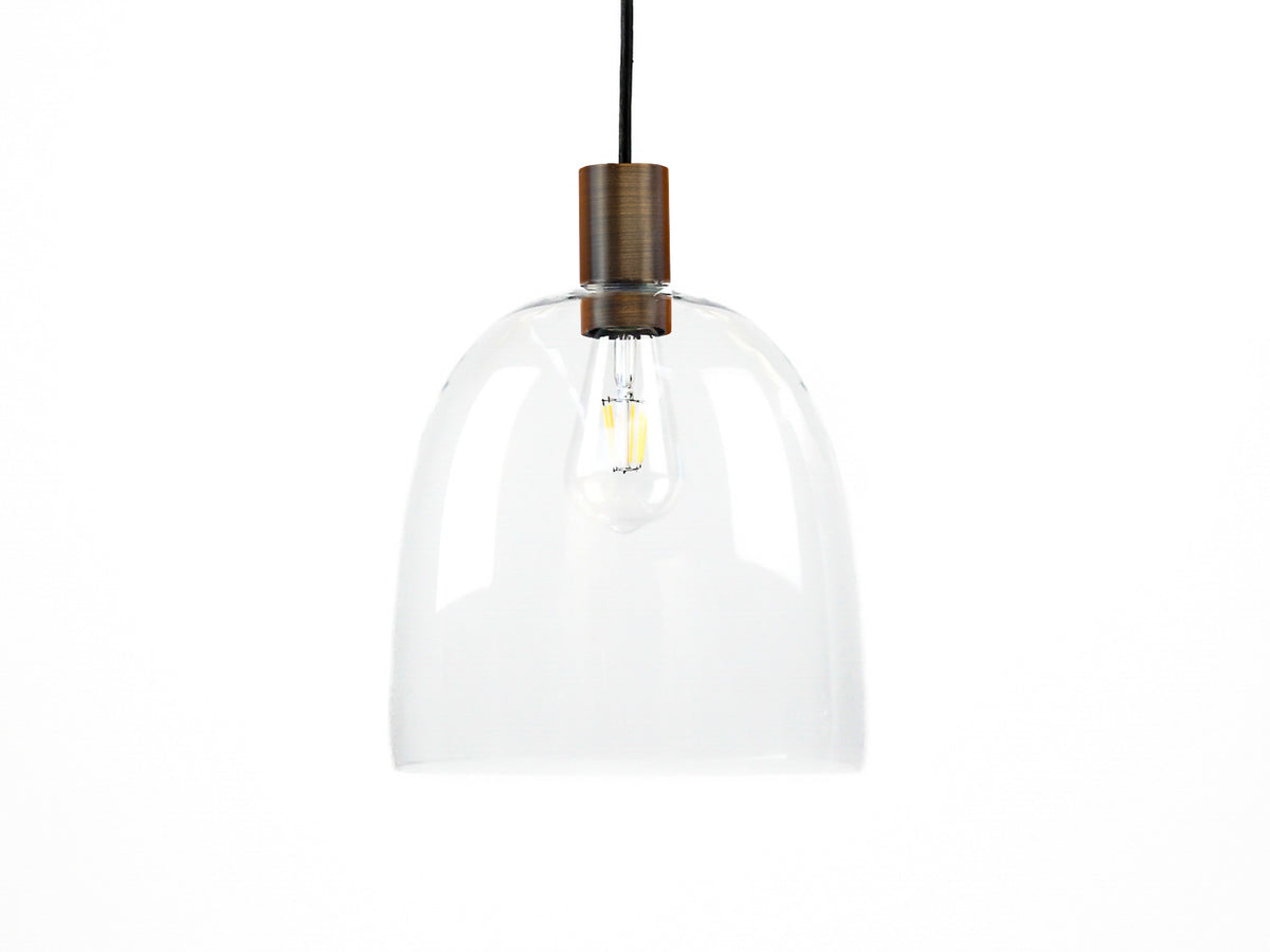 25cm Glass Cloche Fergus Pendant