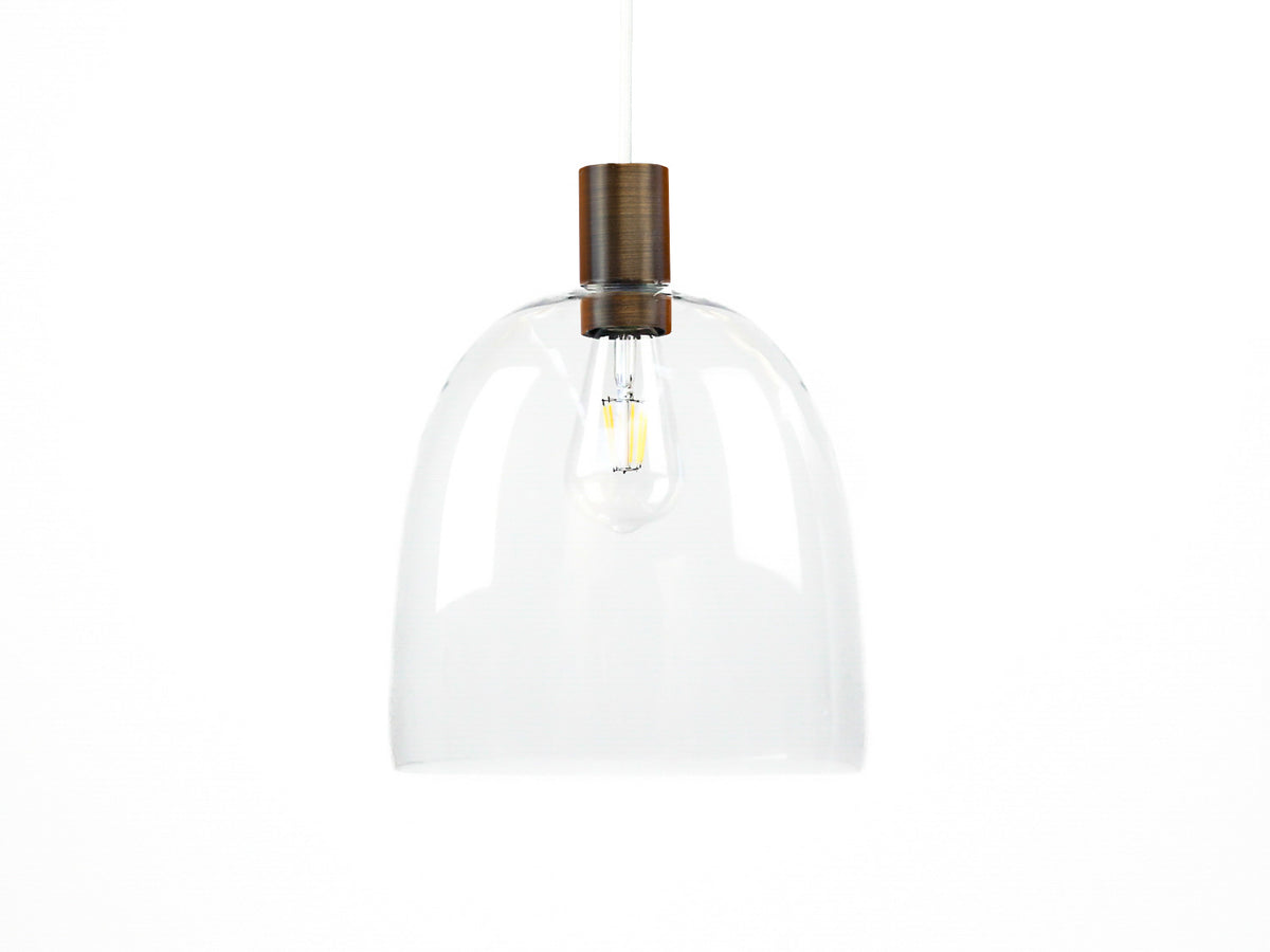 25cm Glass Cloche Fergus Pendant