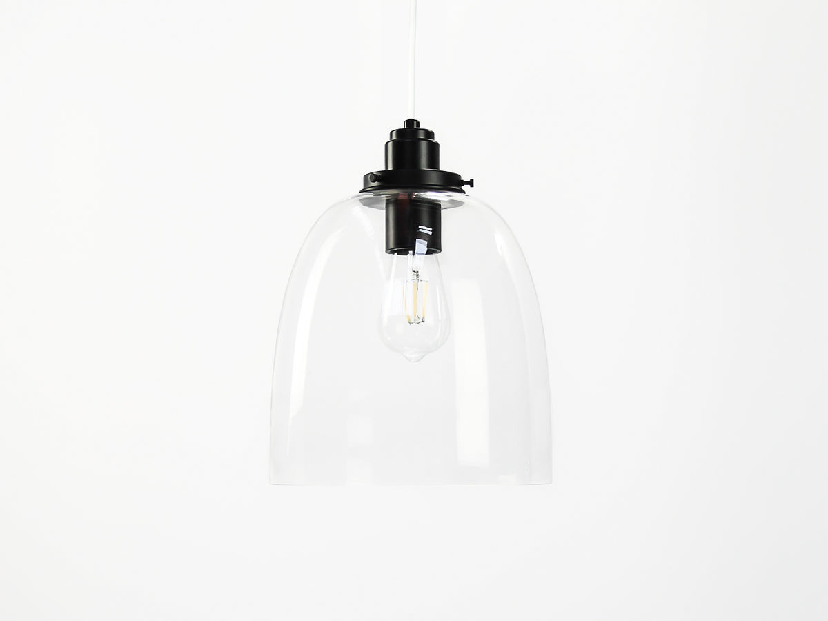 25cm Glass Cloche Rory Pendant