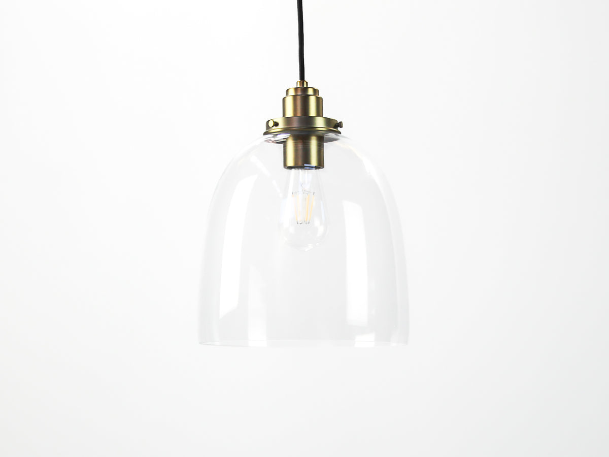 25cm Glass Cloche Rory Pendant