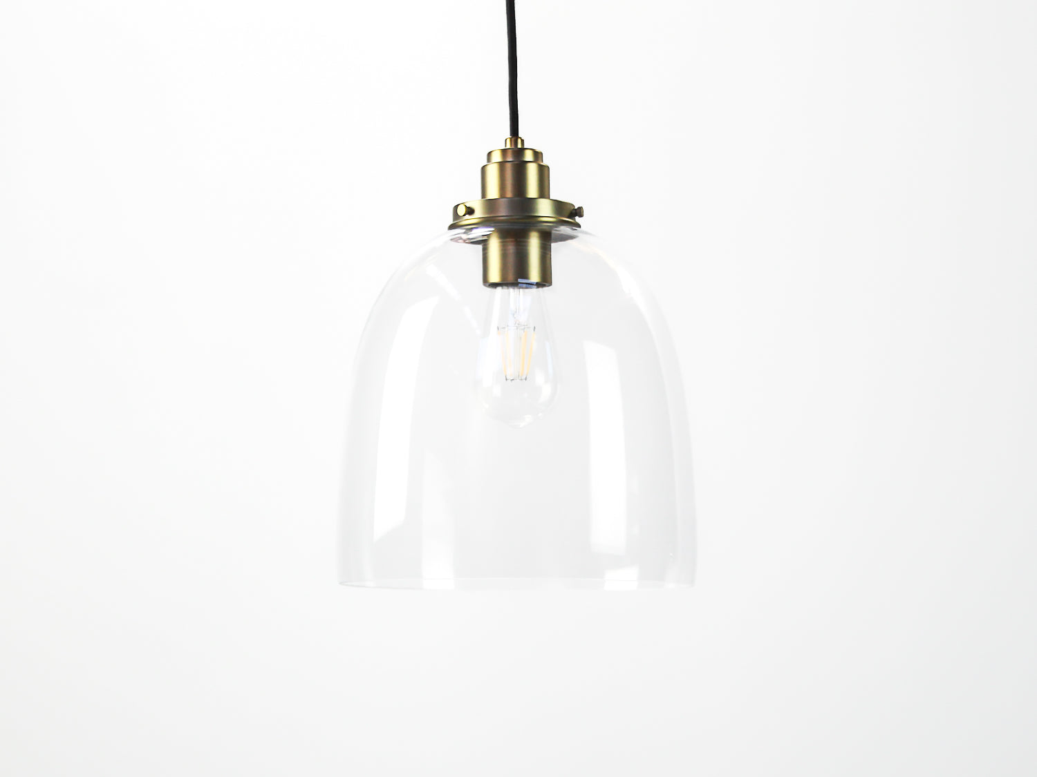 25cm Glass Cloche Rory Pendant