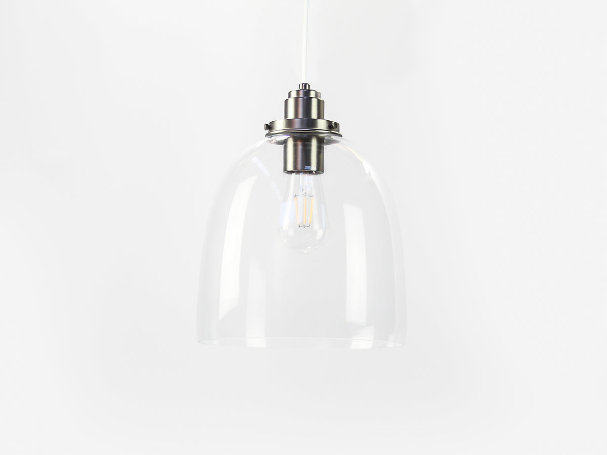 25cm Glass Cloche Rory Pendant