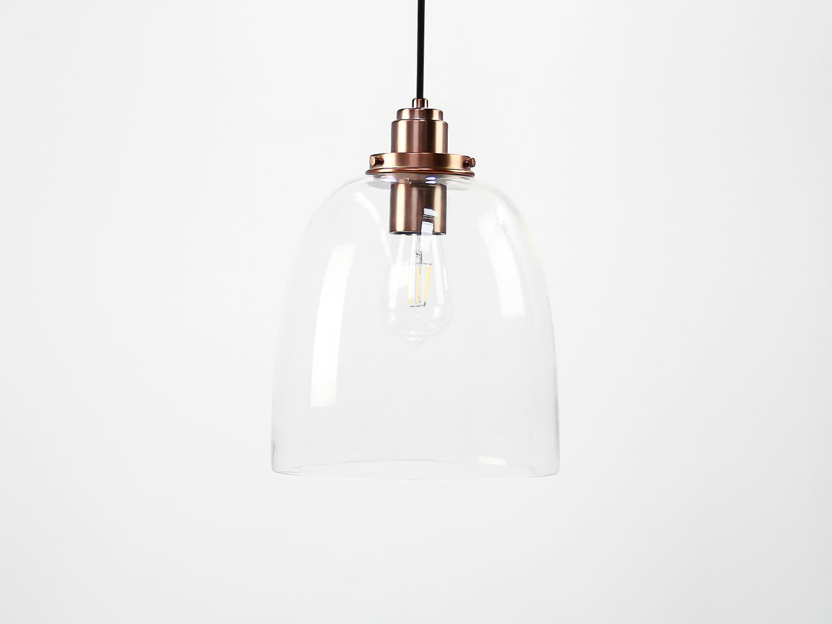25cm Glass Cloche Rory Pendant