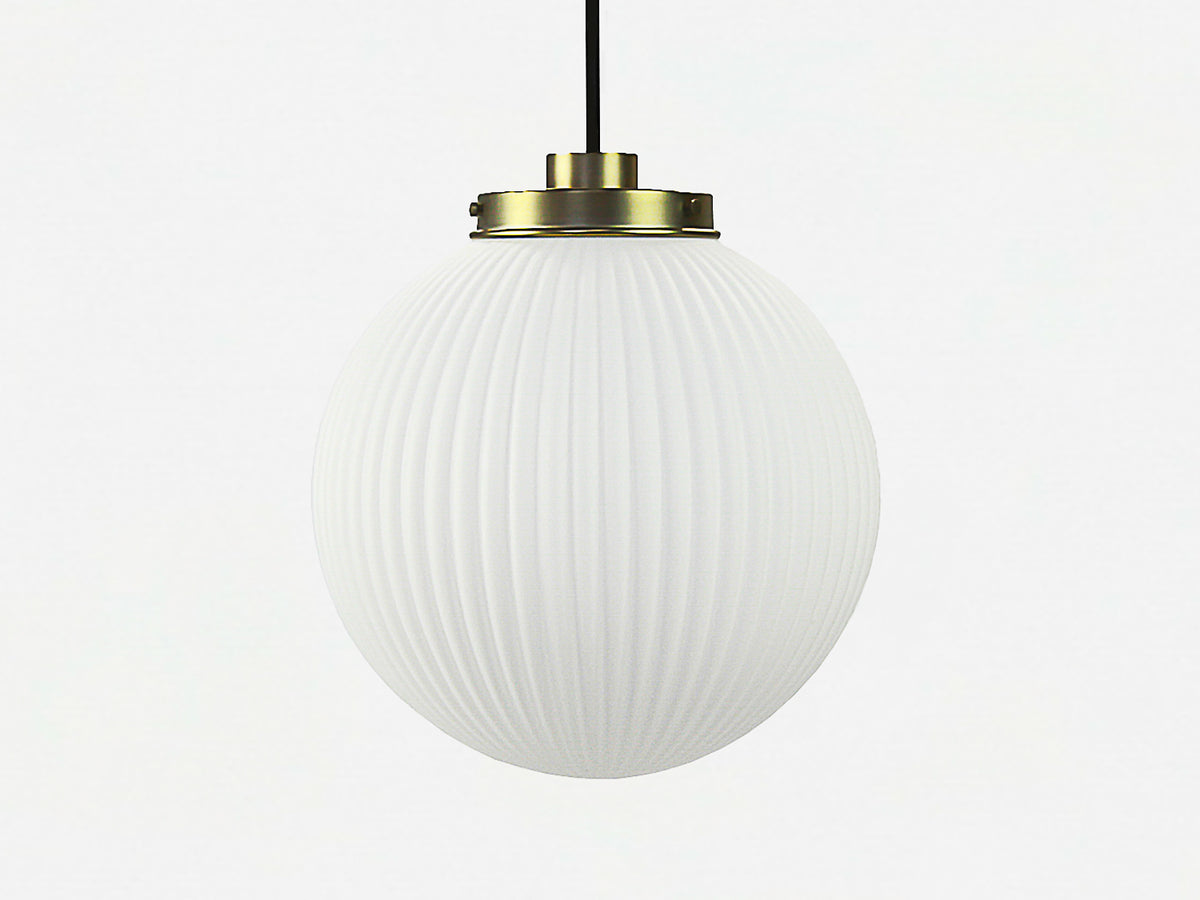 Alfie 30cm Opal Glass Pendant