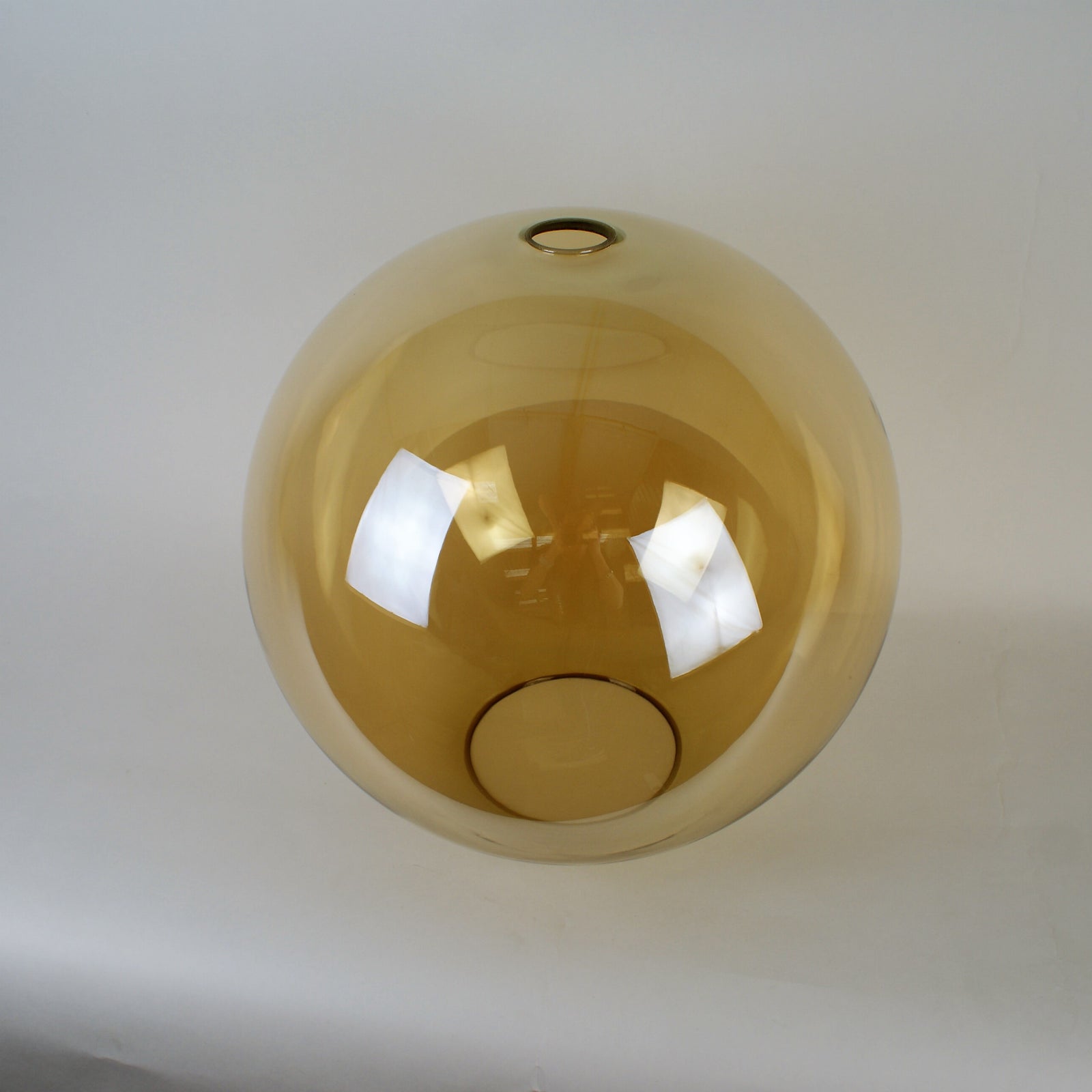 APOTHECARY 30CM ROUND GLASS - SHADE ONLY