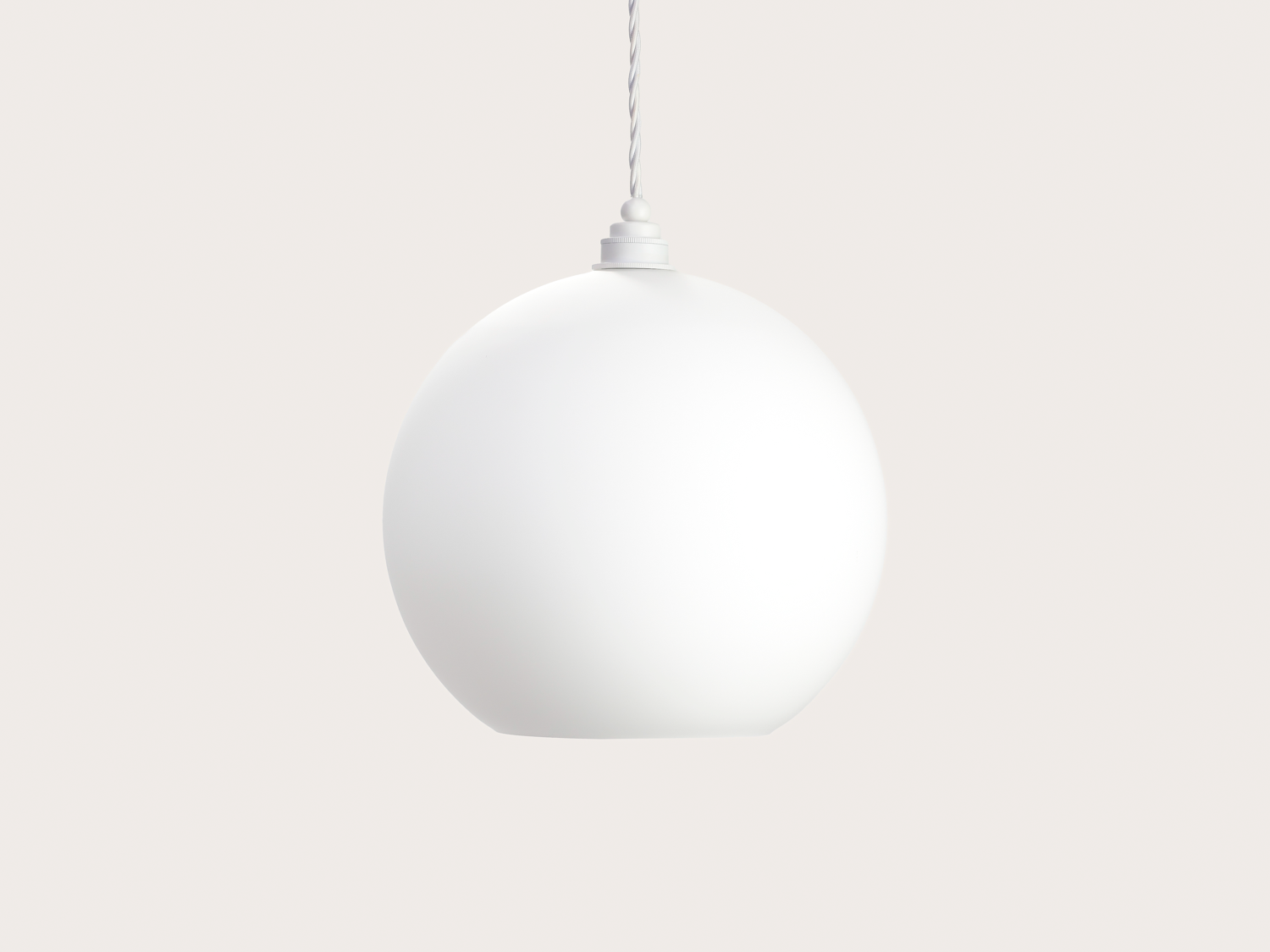 30cm Apothecary Opal Round Glass Arthur Pendant