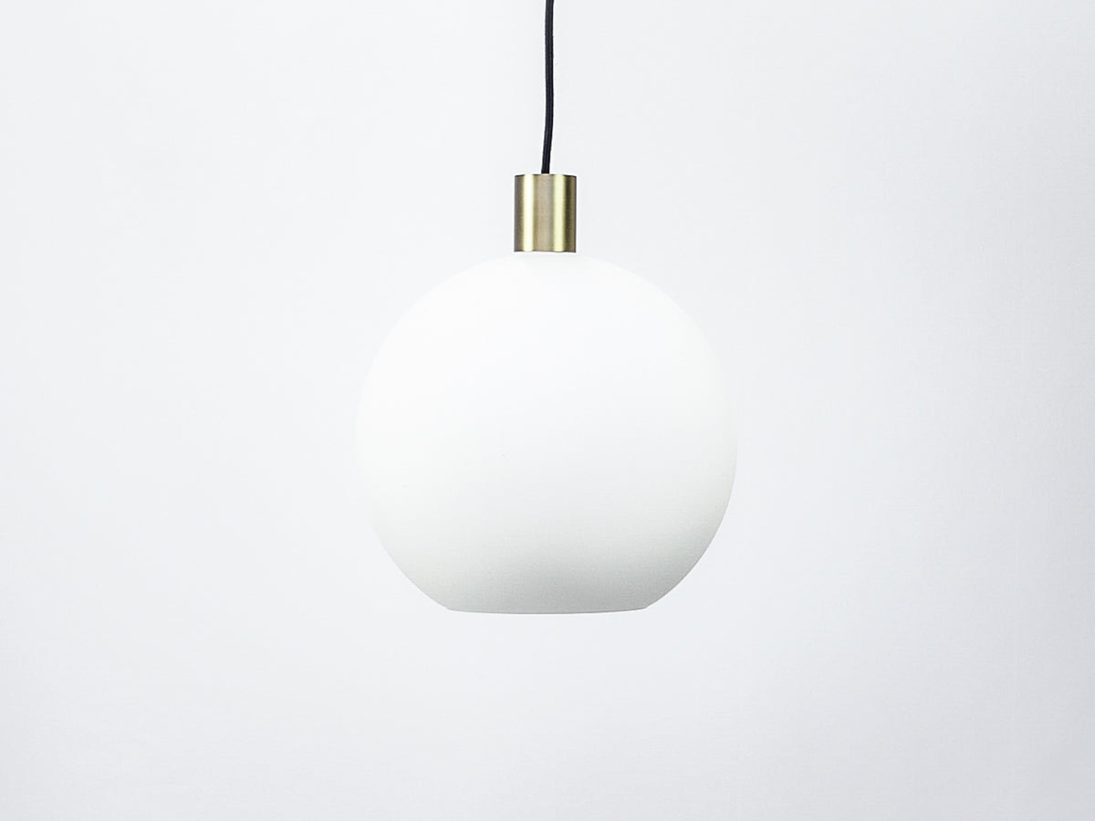 Apothecary 30cm Round Opal Glass Fergus Pendant