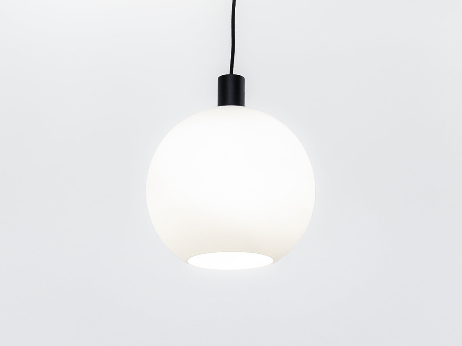 Apothecary 30cm Round Opal Glass Fergus Pendant