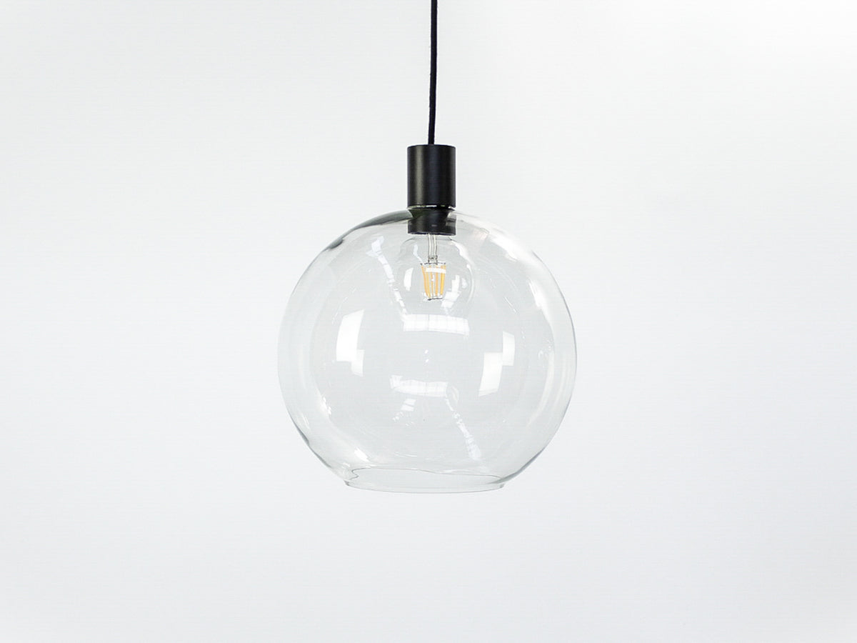 Apothecary 30cm Round Glass Fergus Pendant