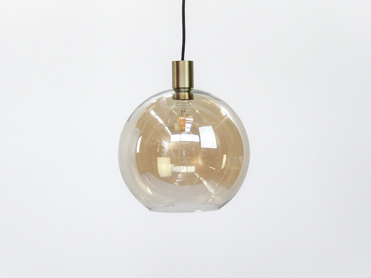 Apothecary 30cm Round Glass Fergus Pendant
