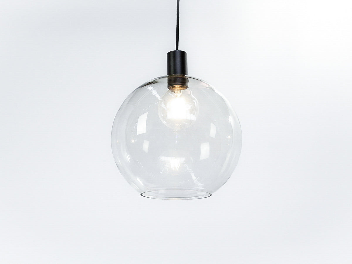 Apothecary 30cm Round Glass Fergus Pendant