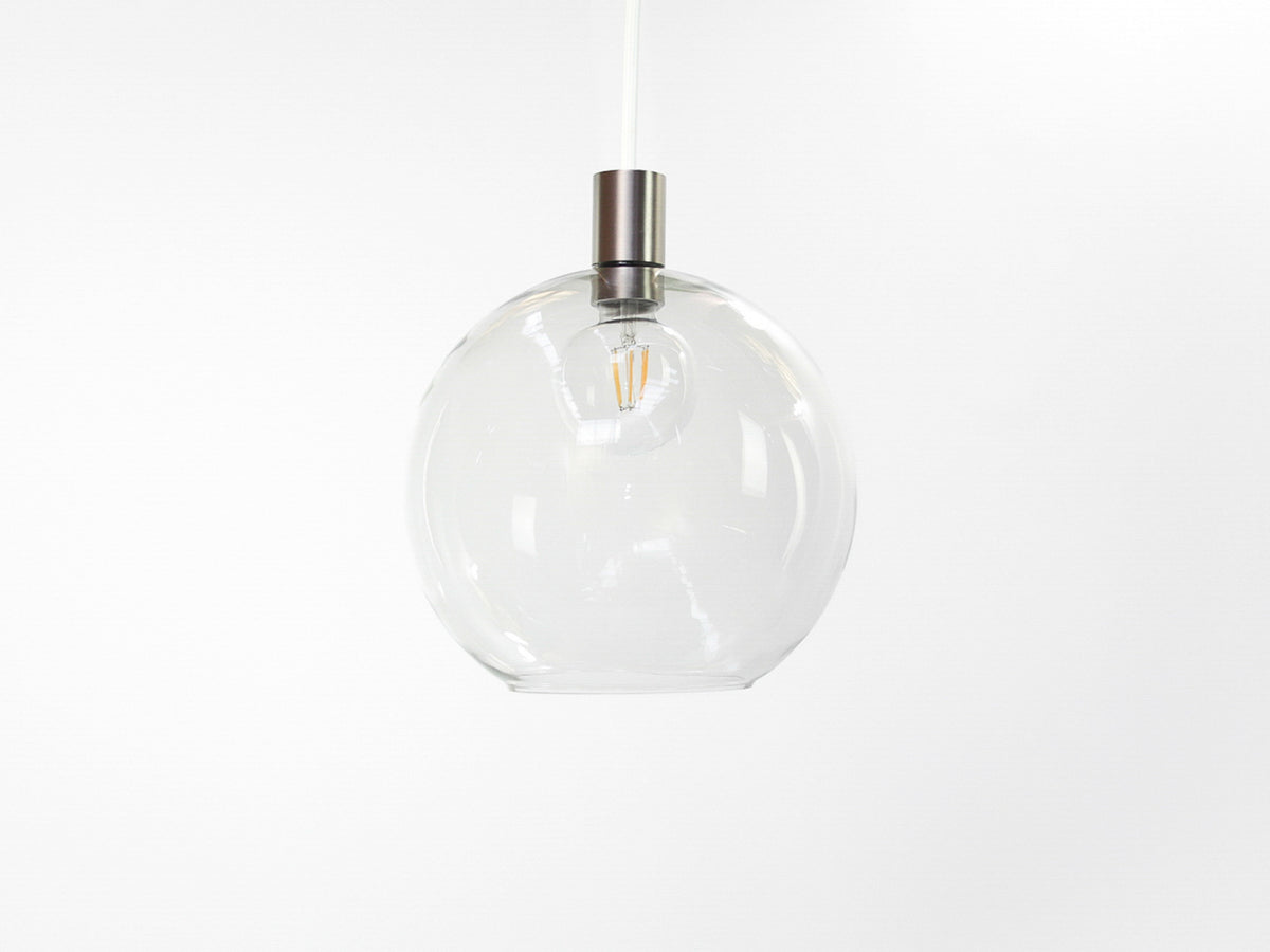 Apothecary 30cm Round Glass Fergus Pendant