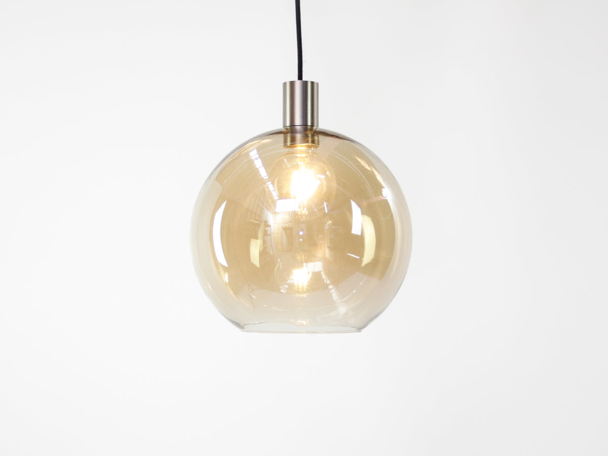 Apothecary 30cm Round Glass Fergus Pendant