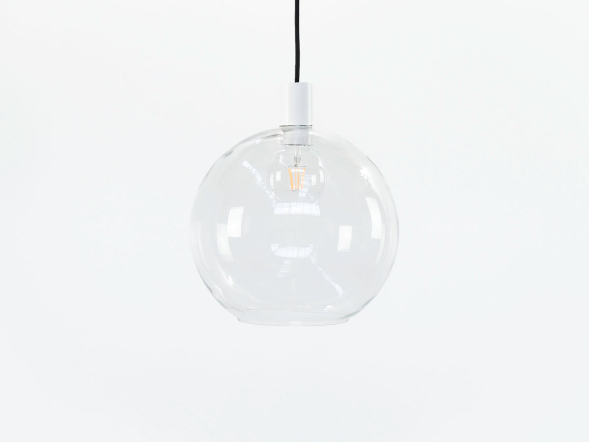 Apothecary 30cm Round Glass Fergus Pendant