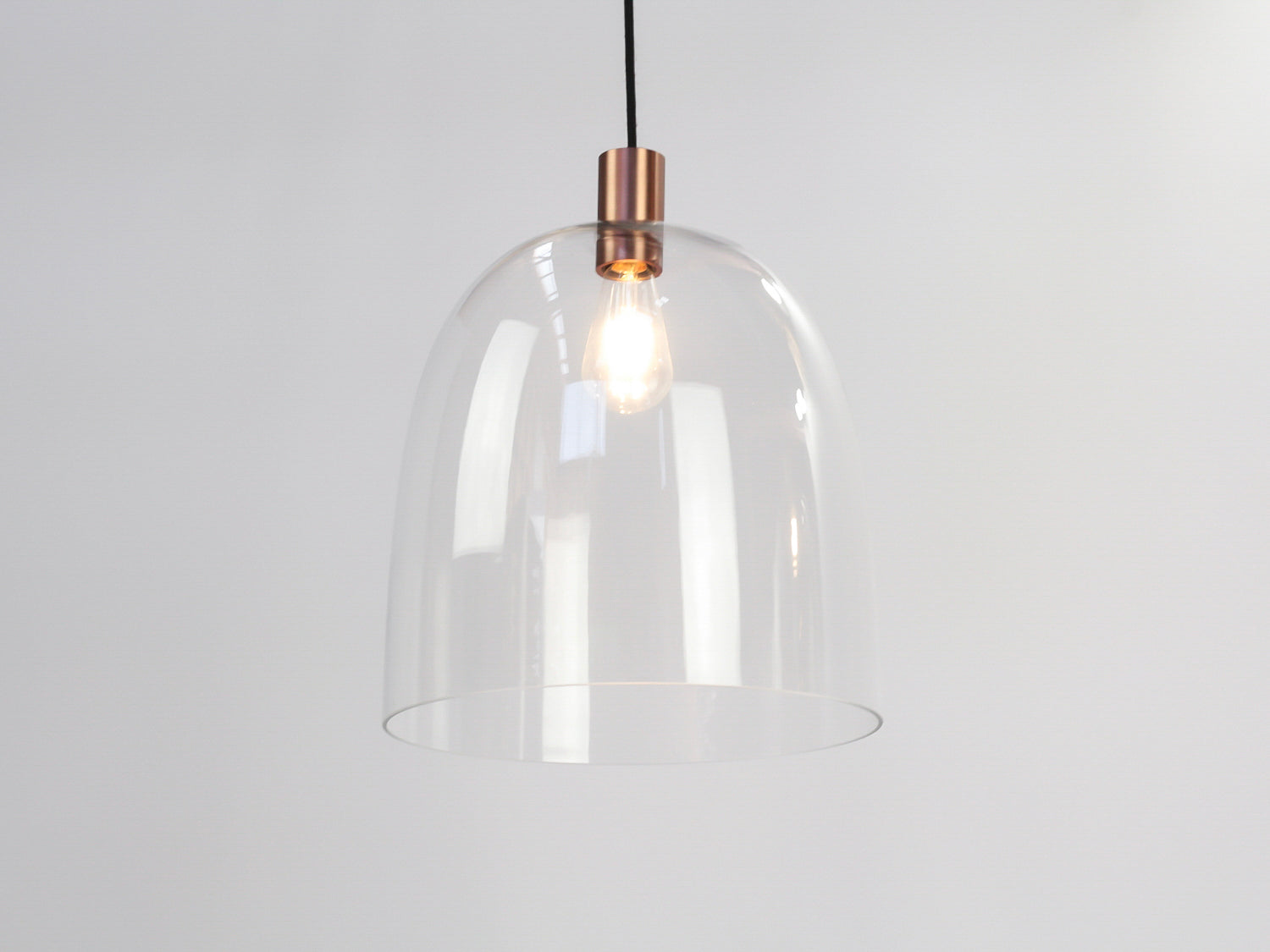 35cm Glass Cloche Fergus Pendant