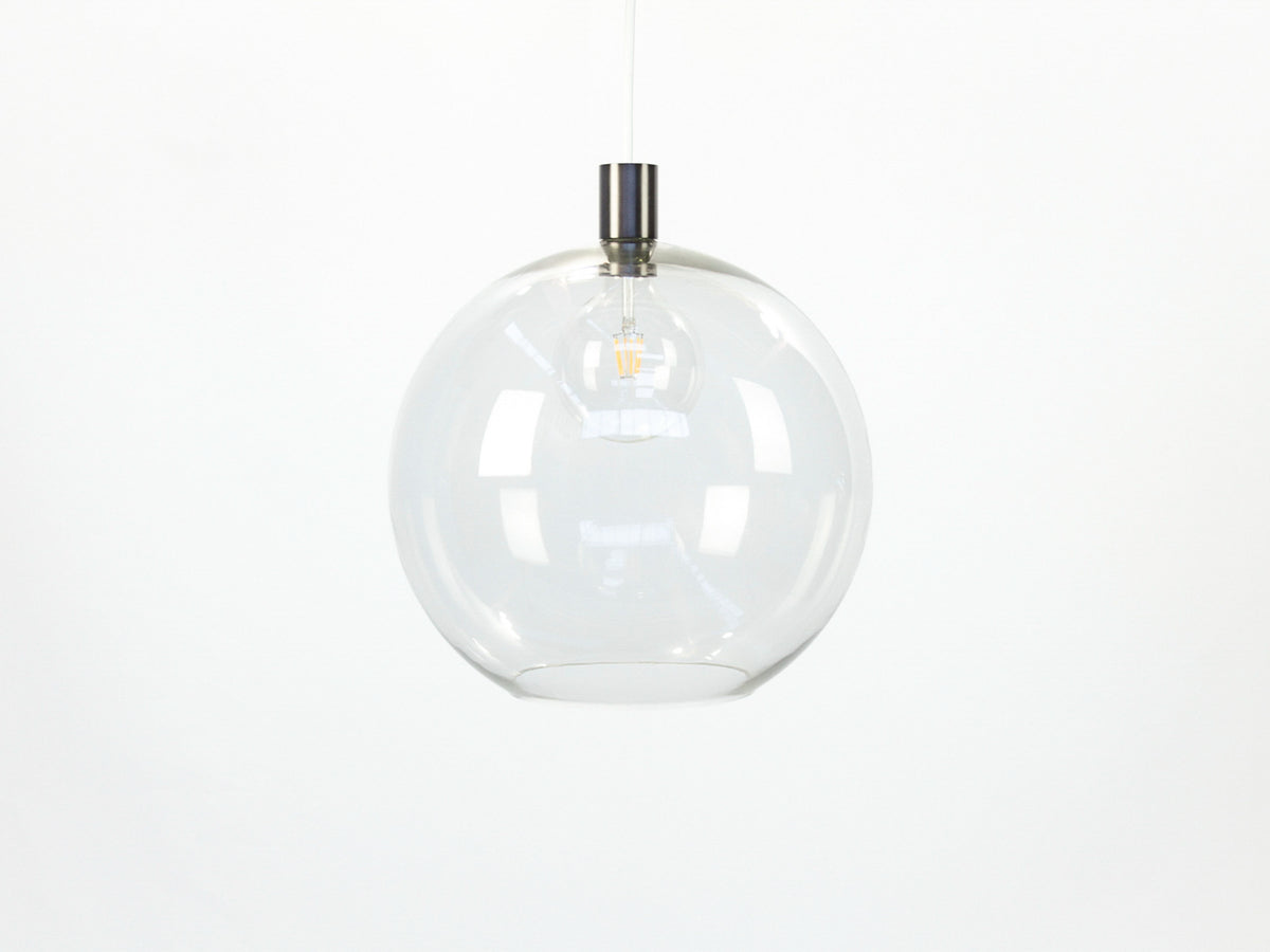 Apothecary 40cm Round Glass Fergus Pendant