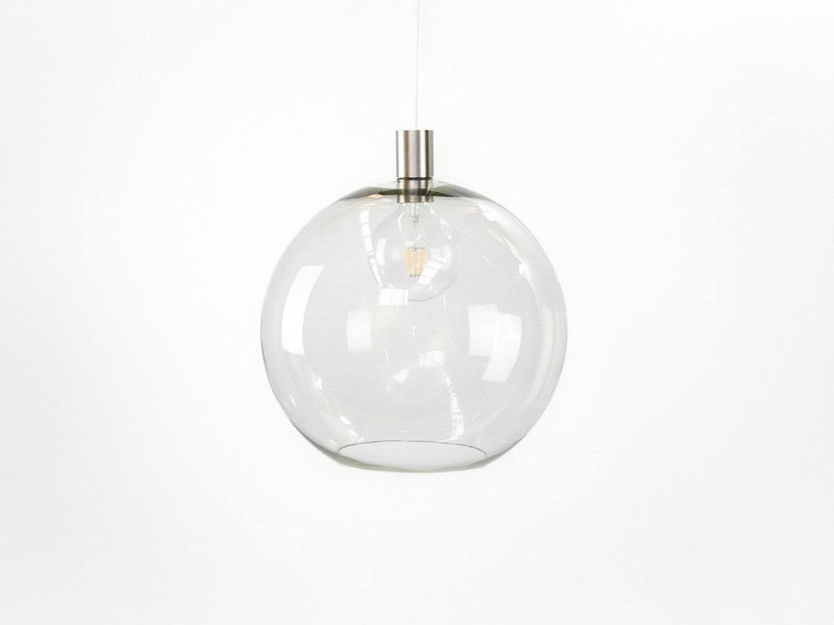 Apothecary 40cm Round Glass Fergus Pendant
