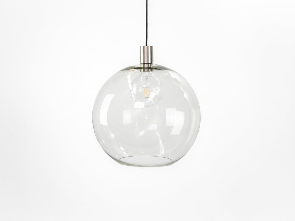 Apothecary 40cm Round Glass Fergus Pendant
