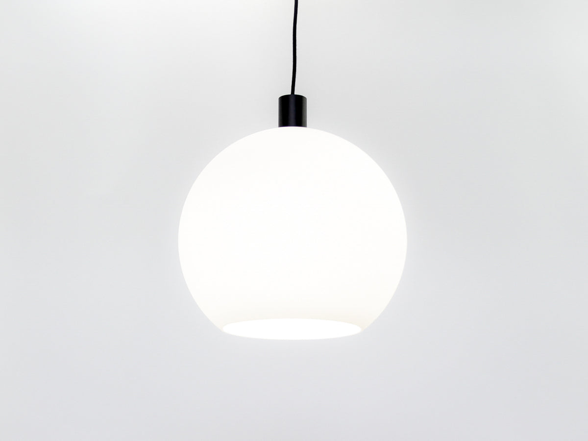 Apothecary 40cm Round Opal Glass Fergus Pendant