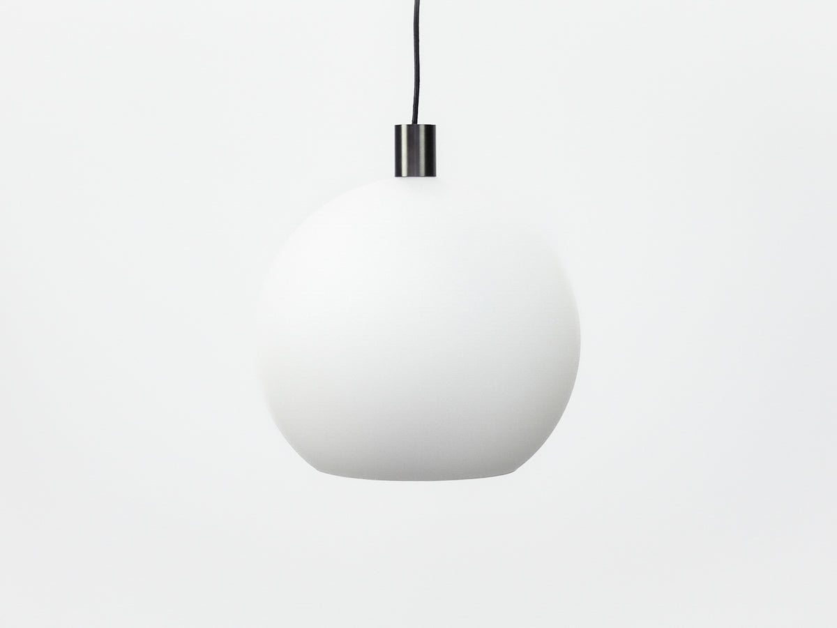 Apothecary 40cm Round Opal Glass Fergus Pendant