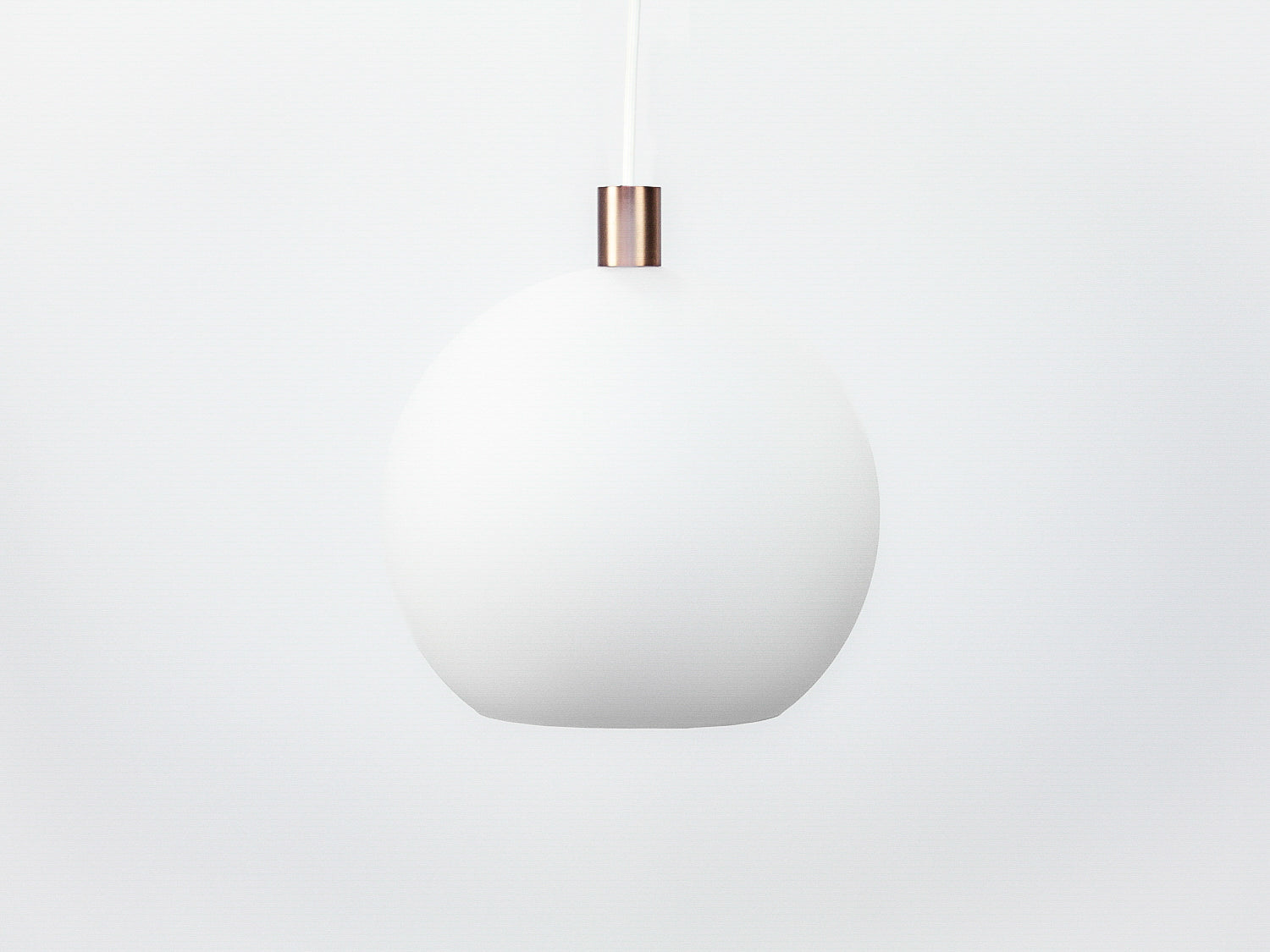 Apothecary 40cm Round Opal Glass Fergus Pendant