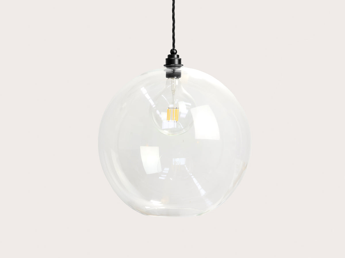 40cm Apothecary Round Glass Arthur Pendant