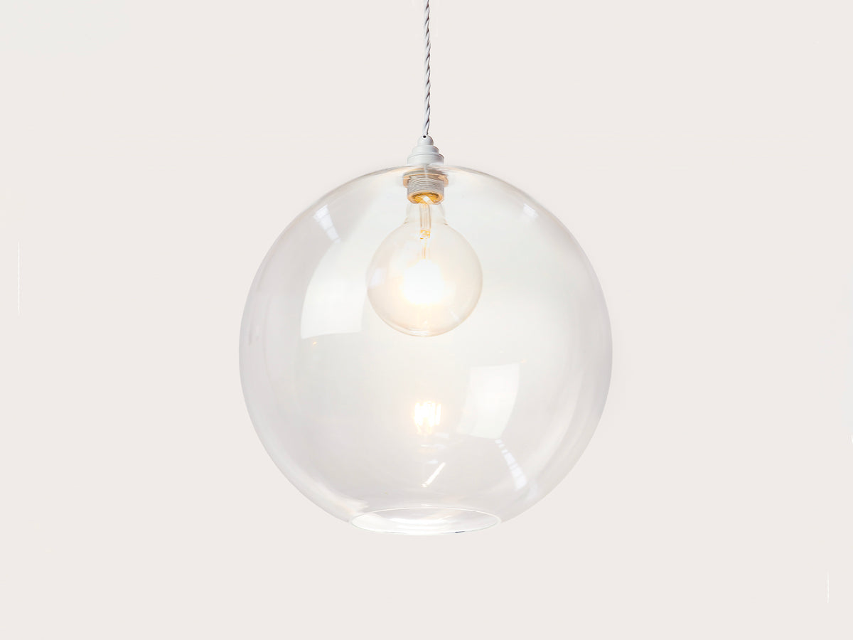 40cm Apothecary Round Glass Arthur Pendant
