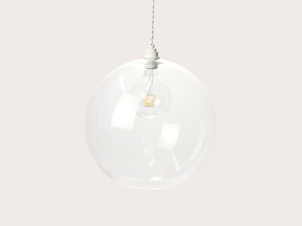40cm Apothecary Round Glass Arthur Pendant