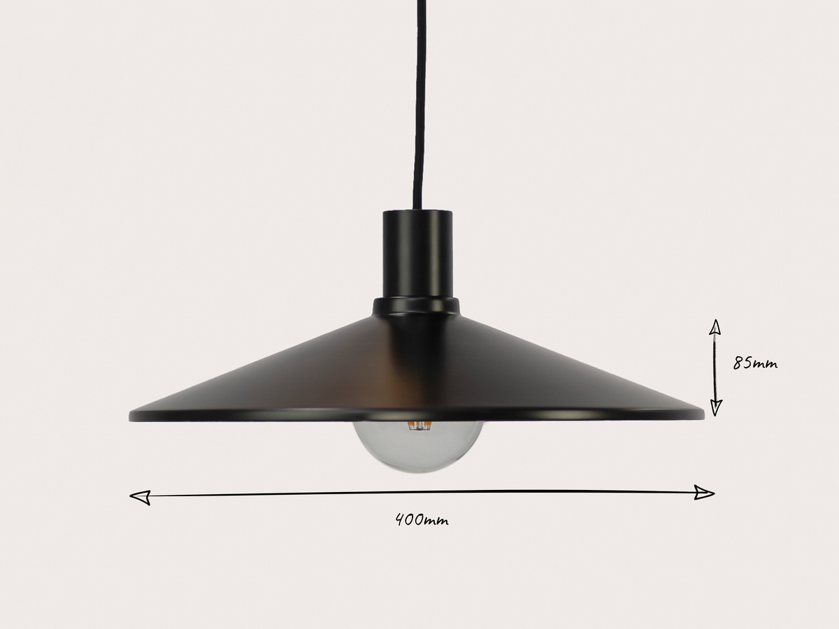 40cm Metal Shade Fergus Pendant