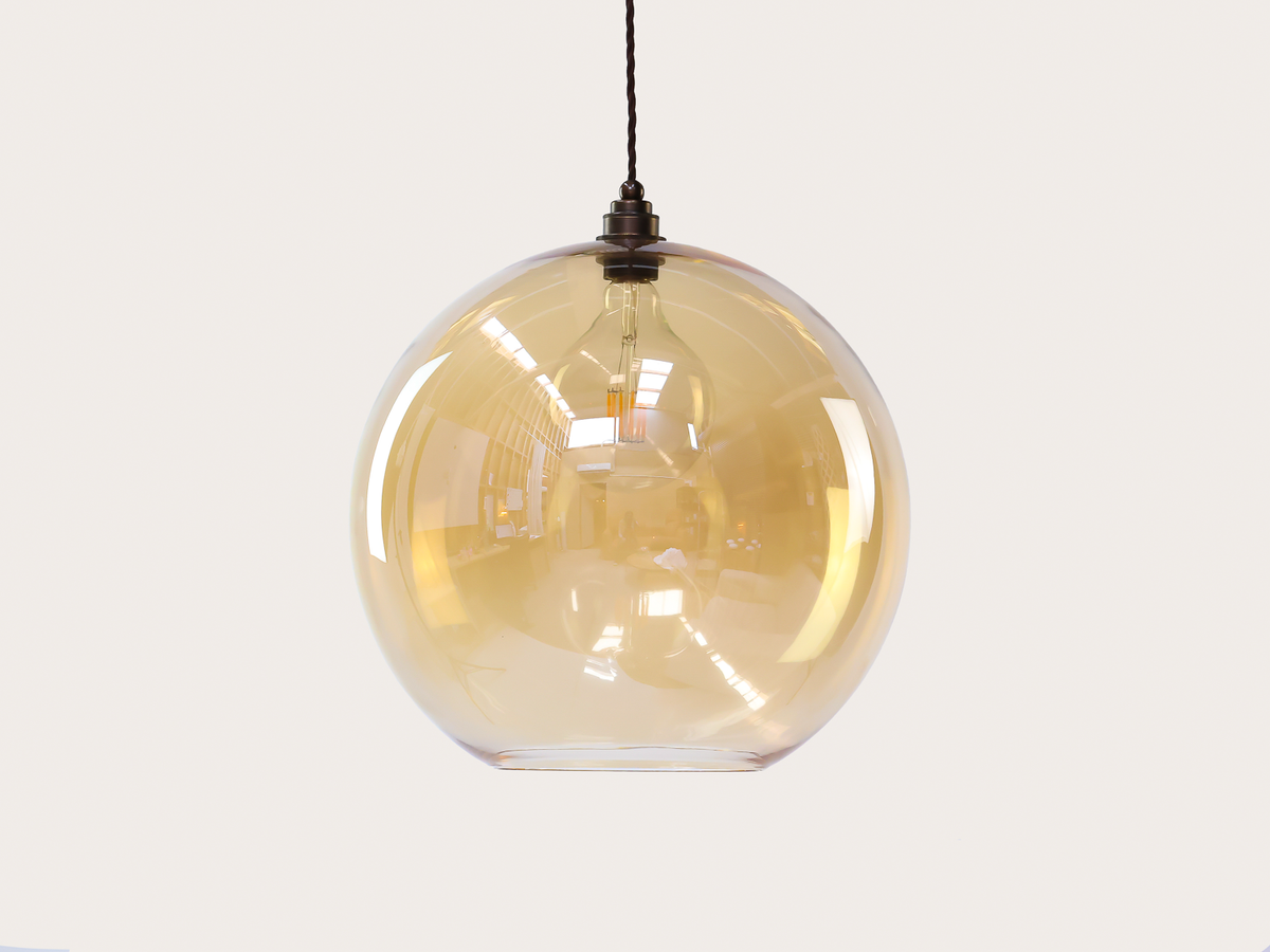 40cm Apothecary Round Glass Arthur Pendant