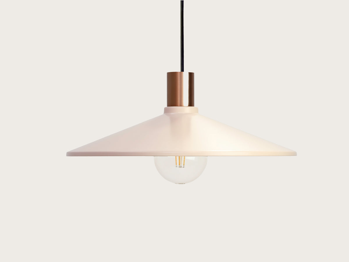 Coloured 40cm Metal Shade Fergus Pendant - LIMITED EDITION