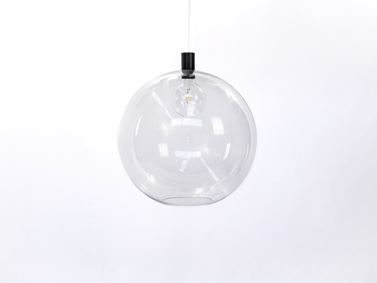 Apothecary 40cm Round Glass Fergus Pendant