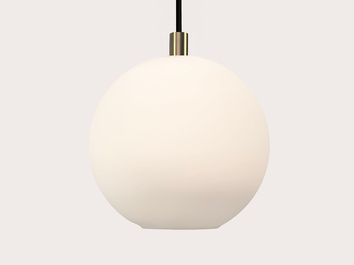 Apothecary 50cm Round Opal Glass Fergus Rodded Pendant