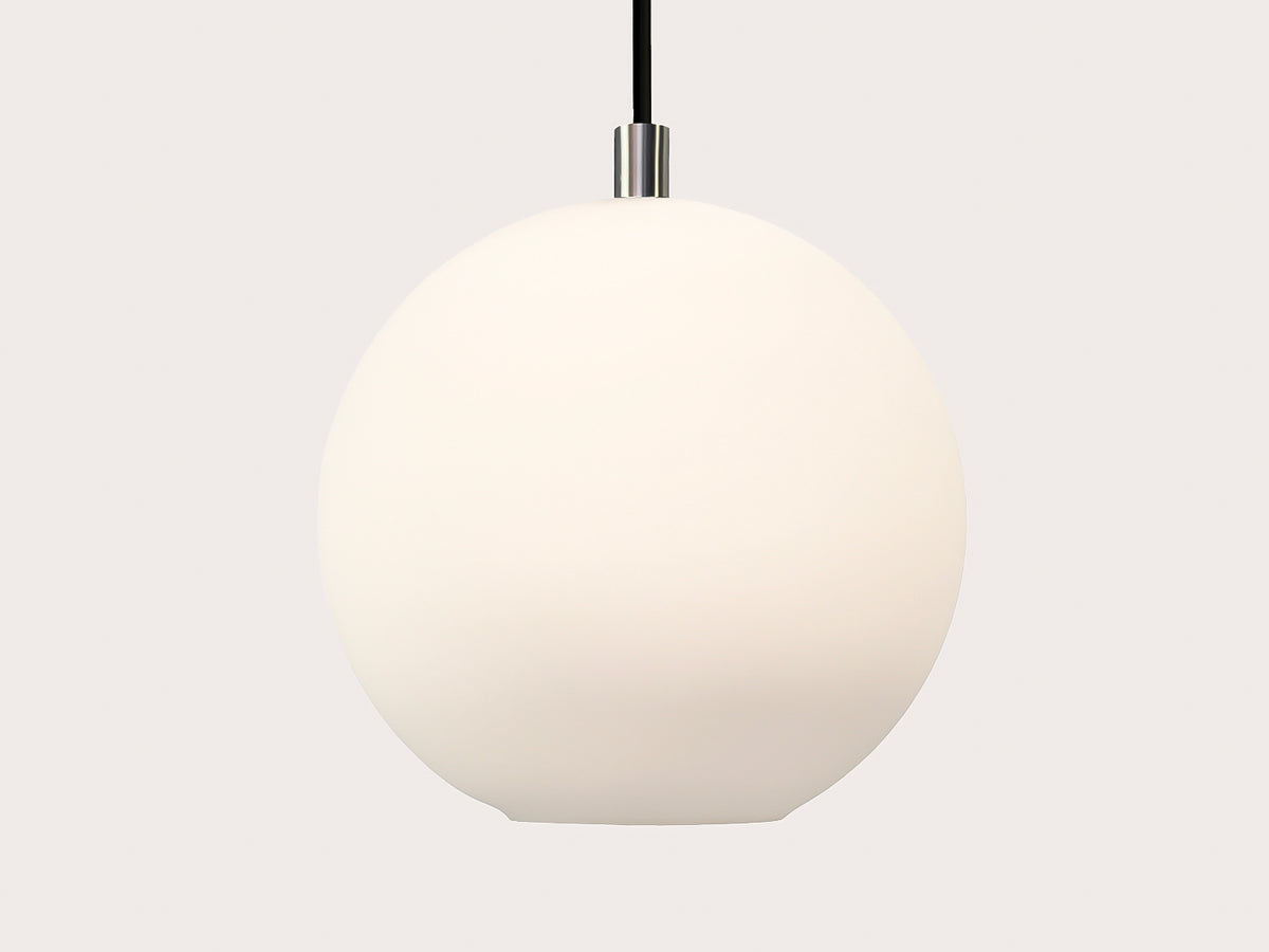 Apothecary 50cm Round Opal Glass Fergus Rodded Pendant