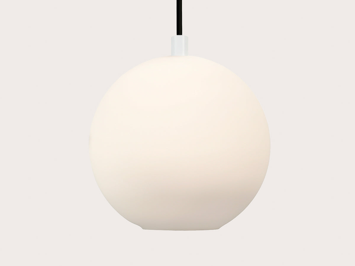 Apothecary 50cm Round Opal Glass Fergus Rodded Pendant