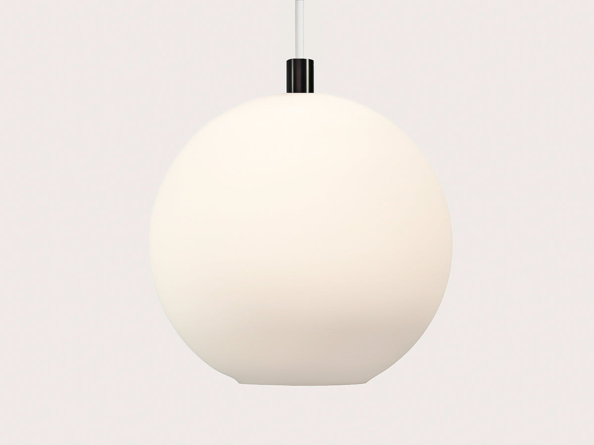 Apothecary 50cm Round Opal Glass Fergus Rodded Pendant