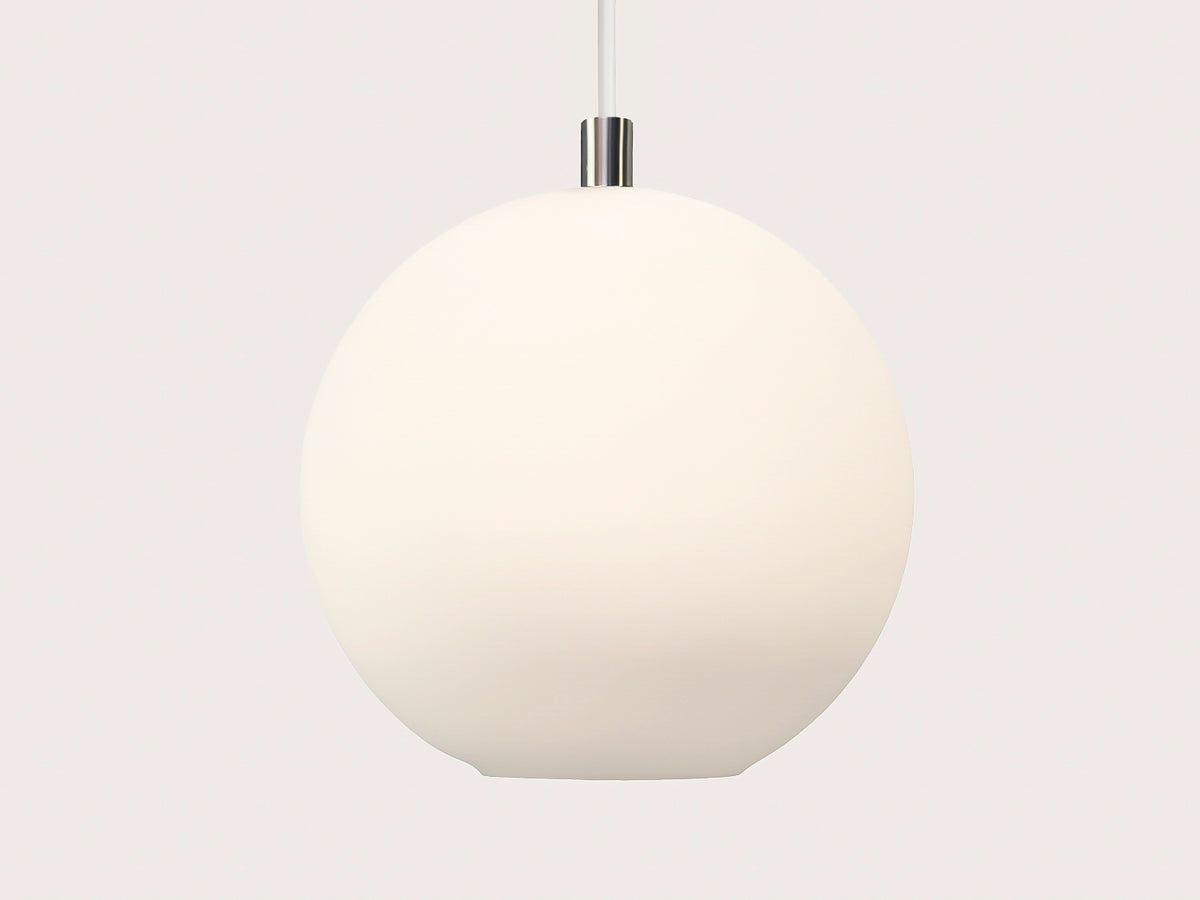 Apothecary 50cm Round Opal Glass Fergus Rodded Pendant