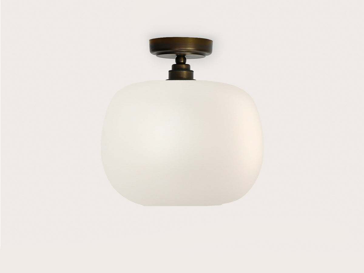Fixed Arthur with Hikari Frost Glass Shade