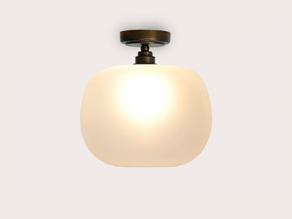 Fixed Arthur with Hikari Frost Glass Shade
