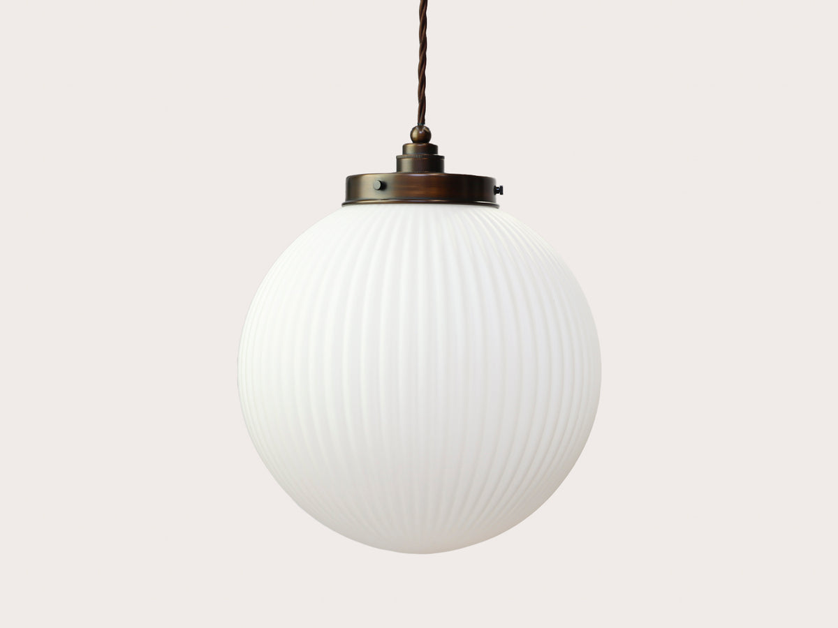 Alfie 30cm Opal Glass Arthur Pendant