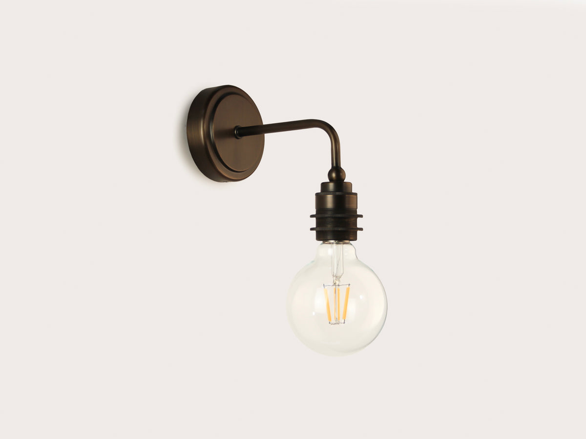 Arthur Short Arm Bare Bulb Wall Light