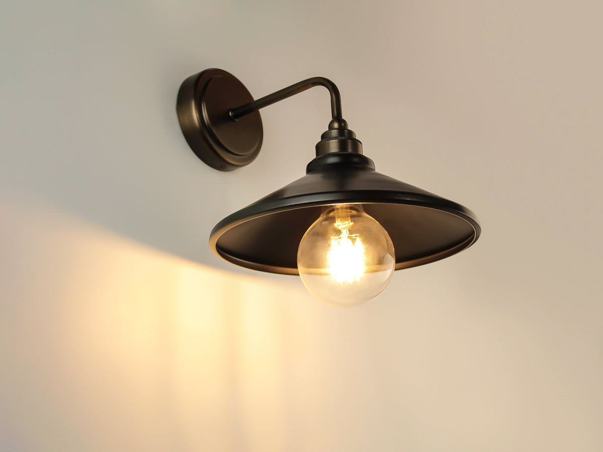 Arthur Short Arm Wall Light with 22cm Metal Shade