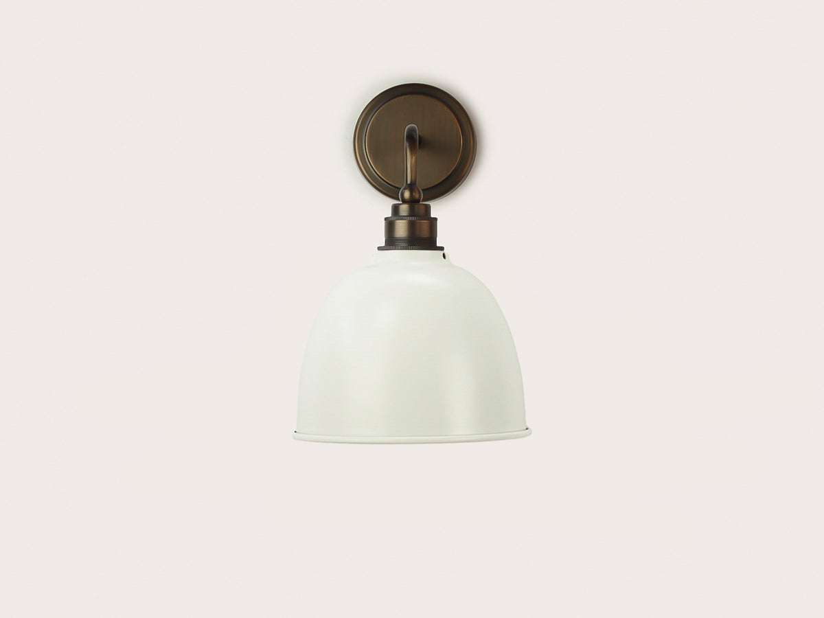 Arthur Short Arm Wall Light with Metal Cloche