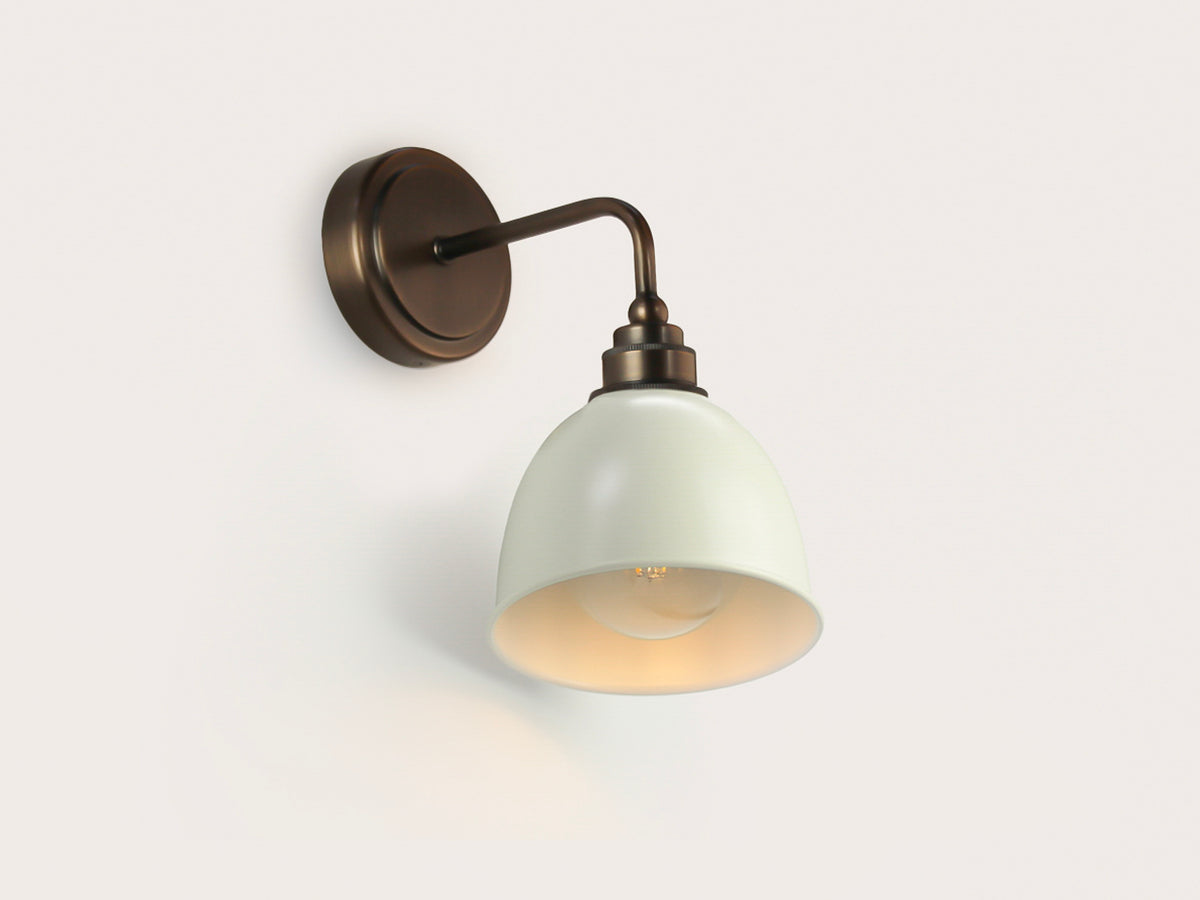 Arthur Short Arm Wall Light with Metal Cloche
