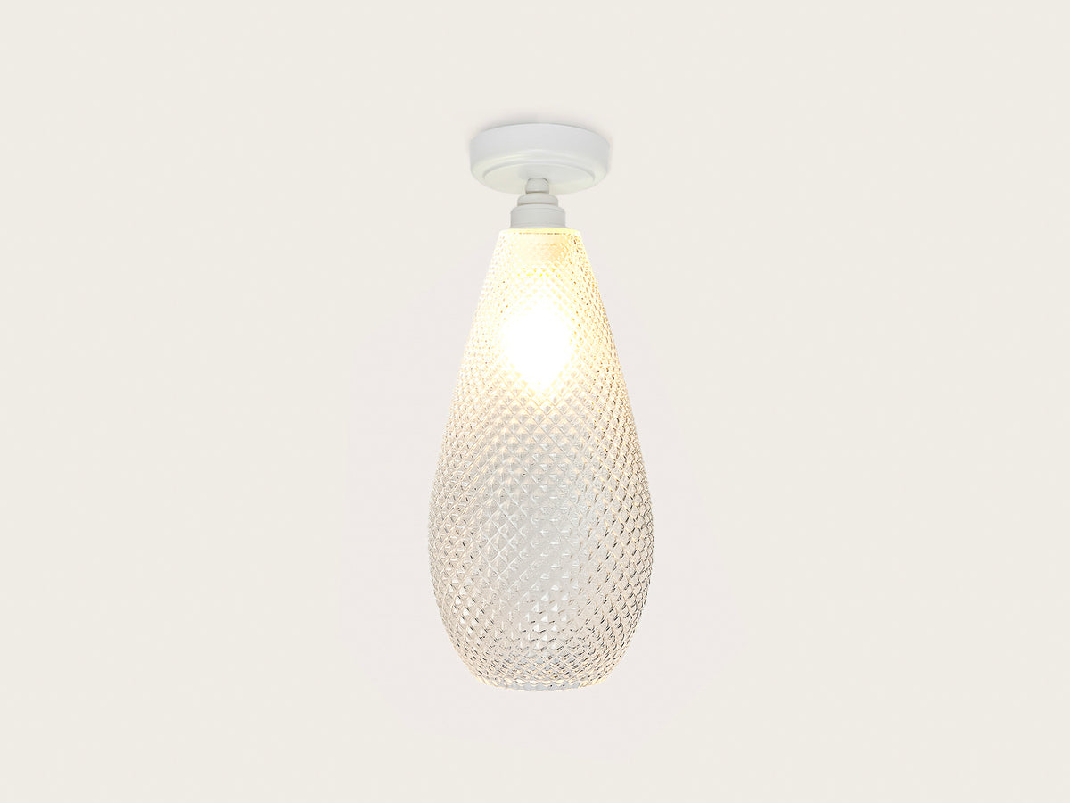 Fixed Arthur with Basil Glass Shade